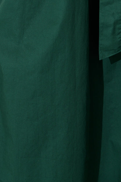 Ellery Midi Dress in Emerald Cotton