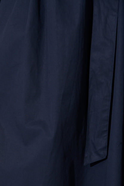 Ellery Midi Dress in Navy Cotton