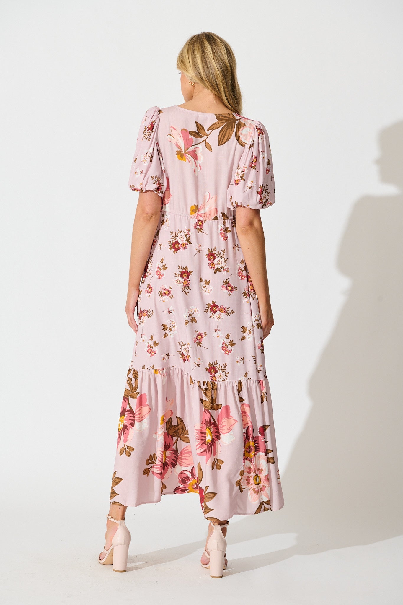 Wildflower Maxi Dress in Blush Floral