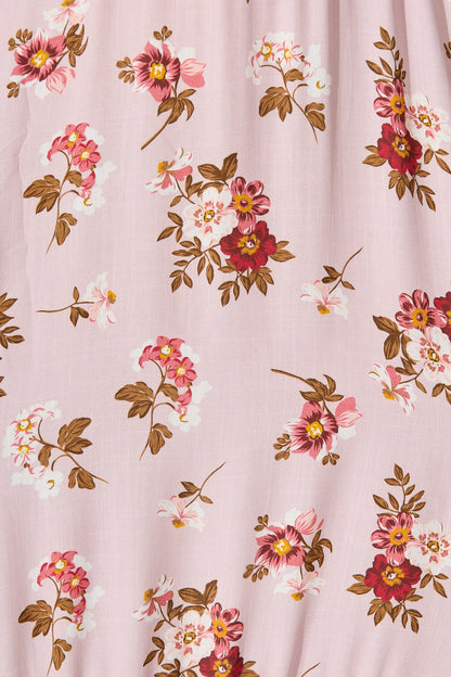 Wildflower Maxi Dress in Blush Floral