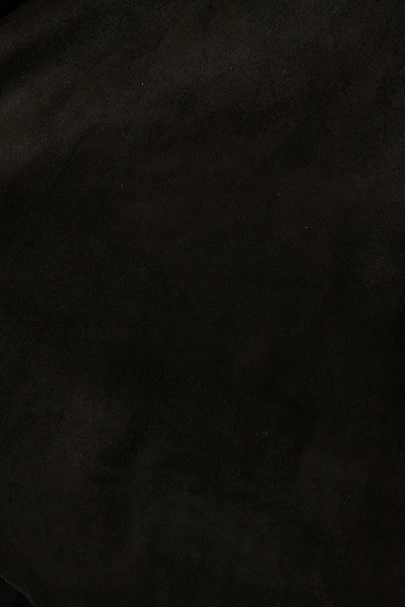 Kylah Waterfall Jacket in Black Suedette