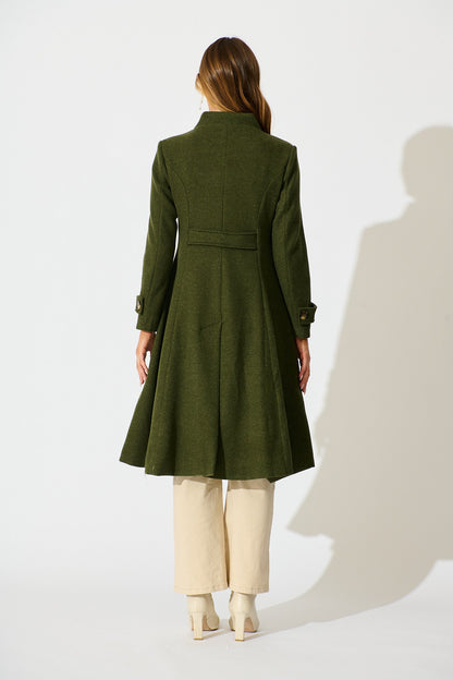 Ramona Coat in Khaki