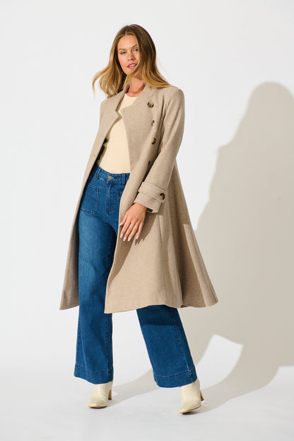 Ramona Coat in Latte