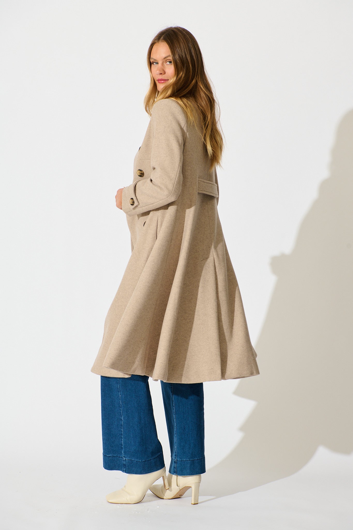 Ramona Coat in Latte