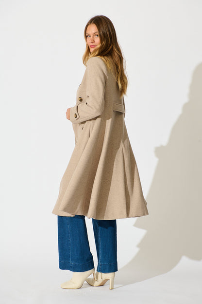 Ramona Coat in Latte