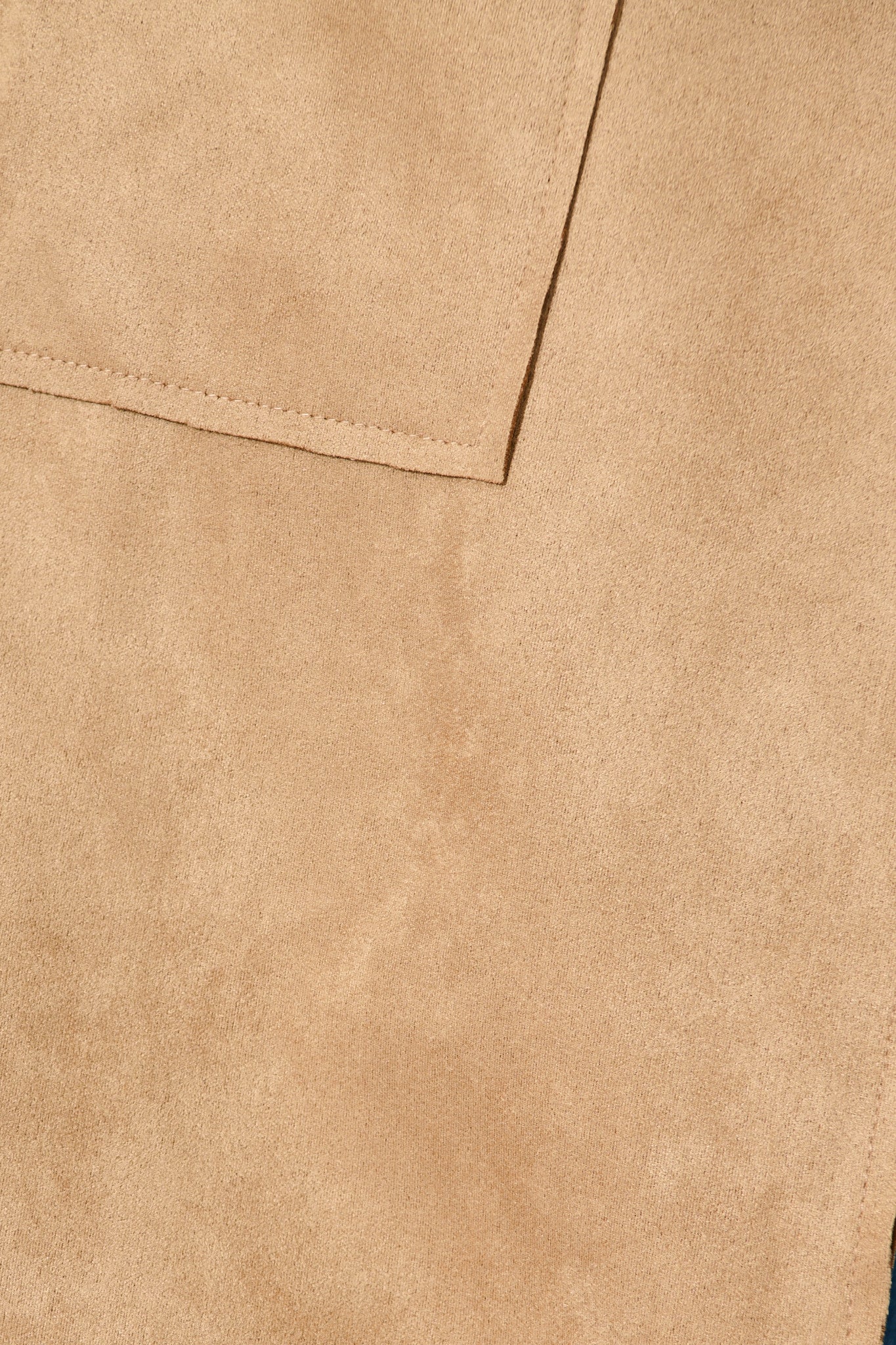 Rowan Jacket in Light Brown Suedette