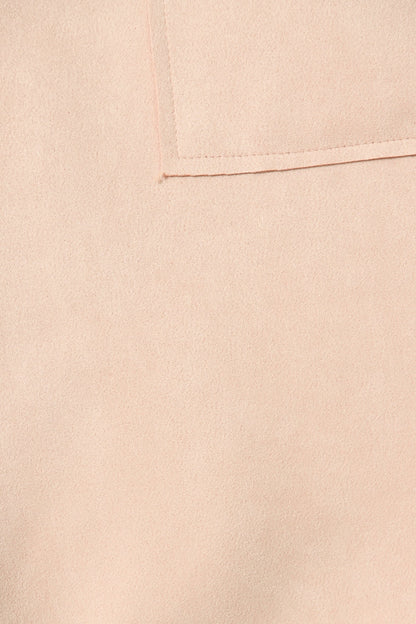 Rowan Jacket in Light Blush Suedette