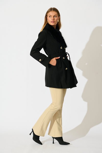 Monette Coat in Black