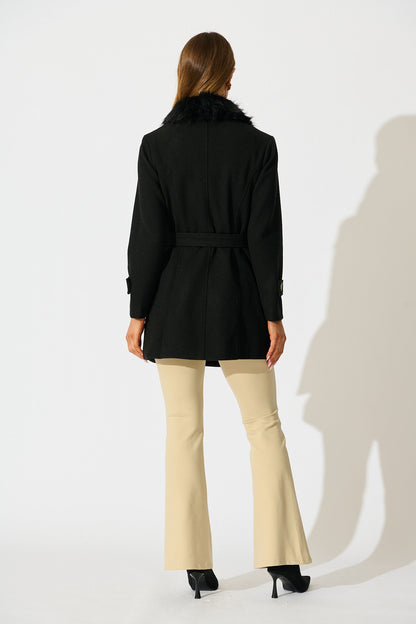 Monette Coat in Black