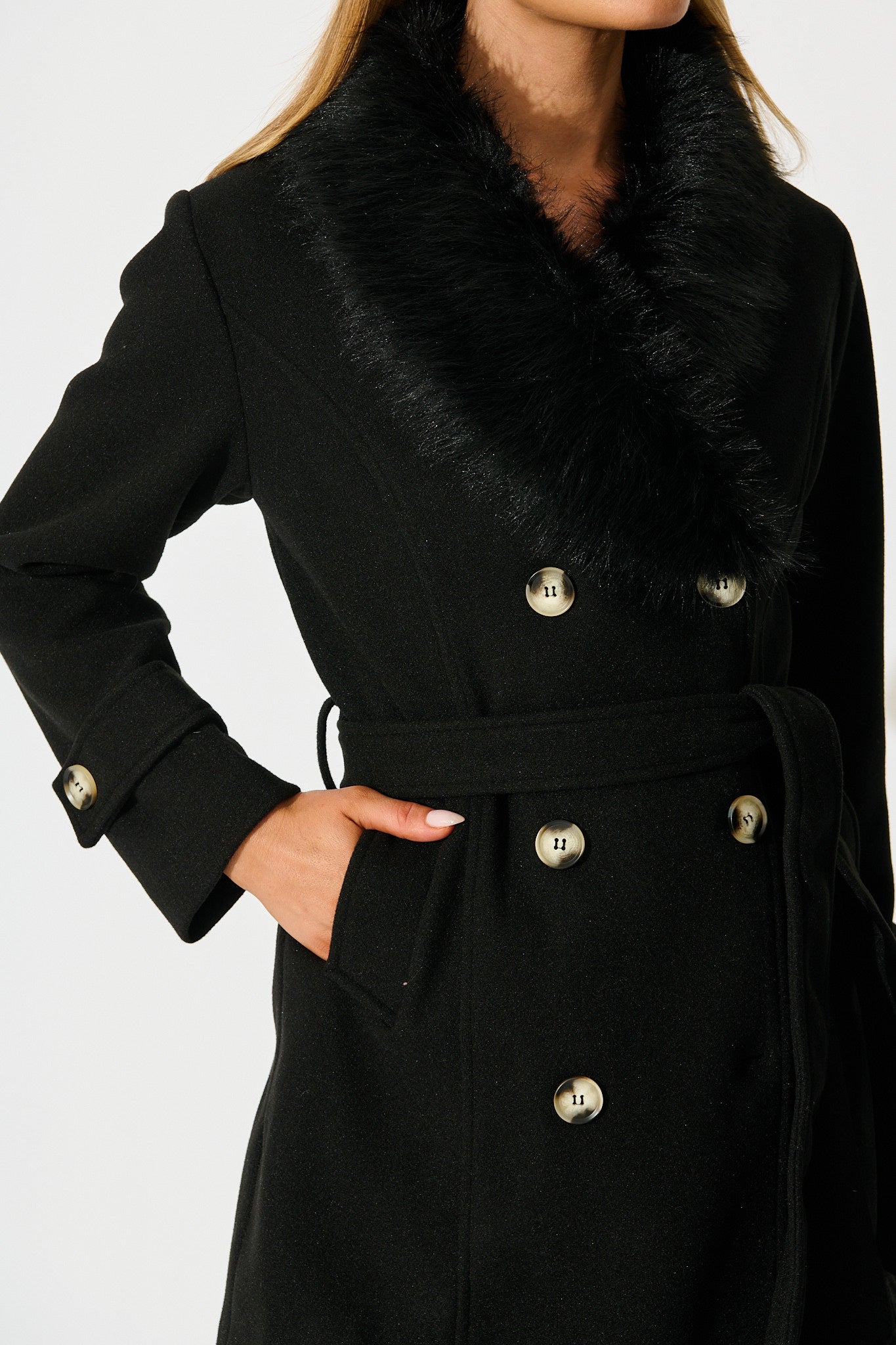 Monette Coat in Black