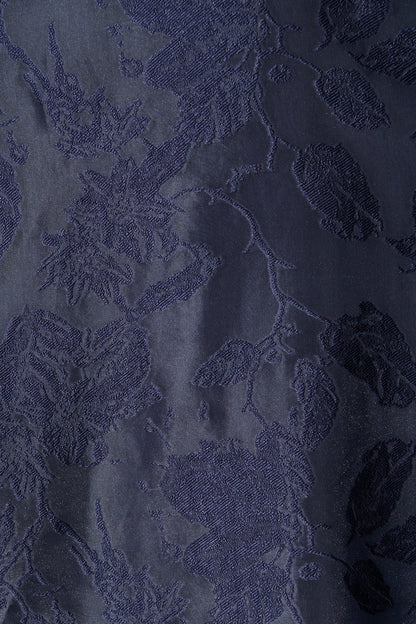 Opulence Midi Dress in Navy Floral Organza