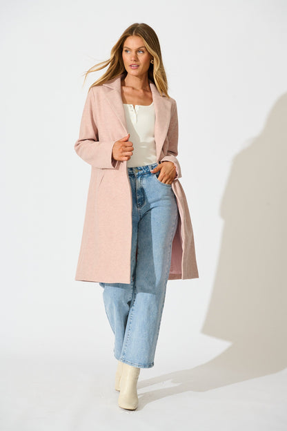 Shaniya Coat in Blush