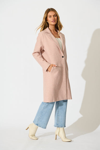 Shaniya Coat in Blush