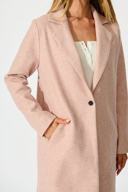 Shaniya Coat in Blush