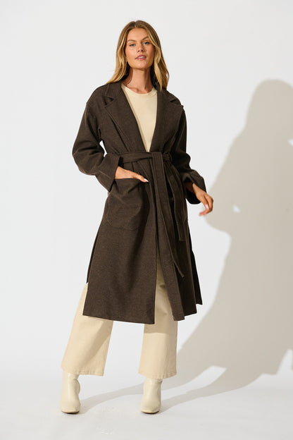 Sonata Coat in Chocolate