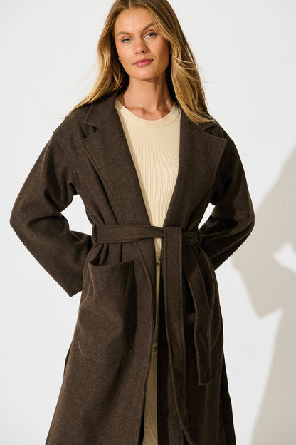 Sonata Coat in Chocolate
