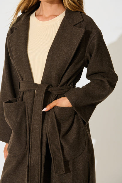 Sonata Coat in Chocolate