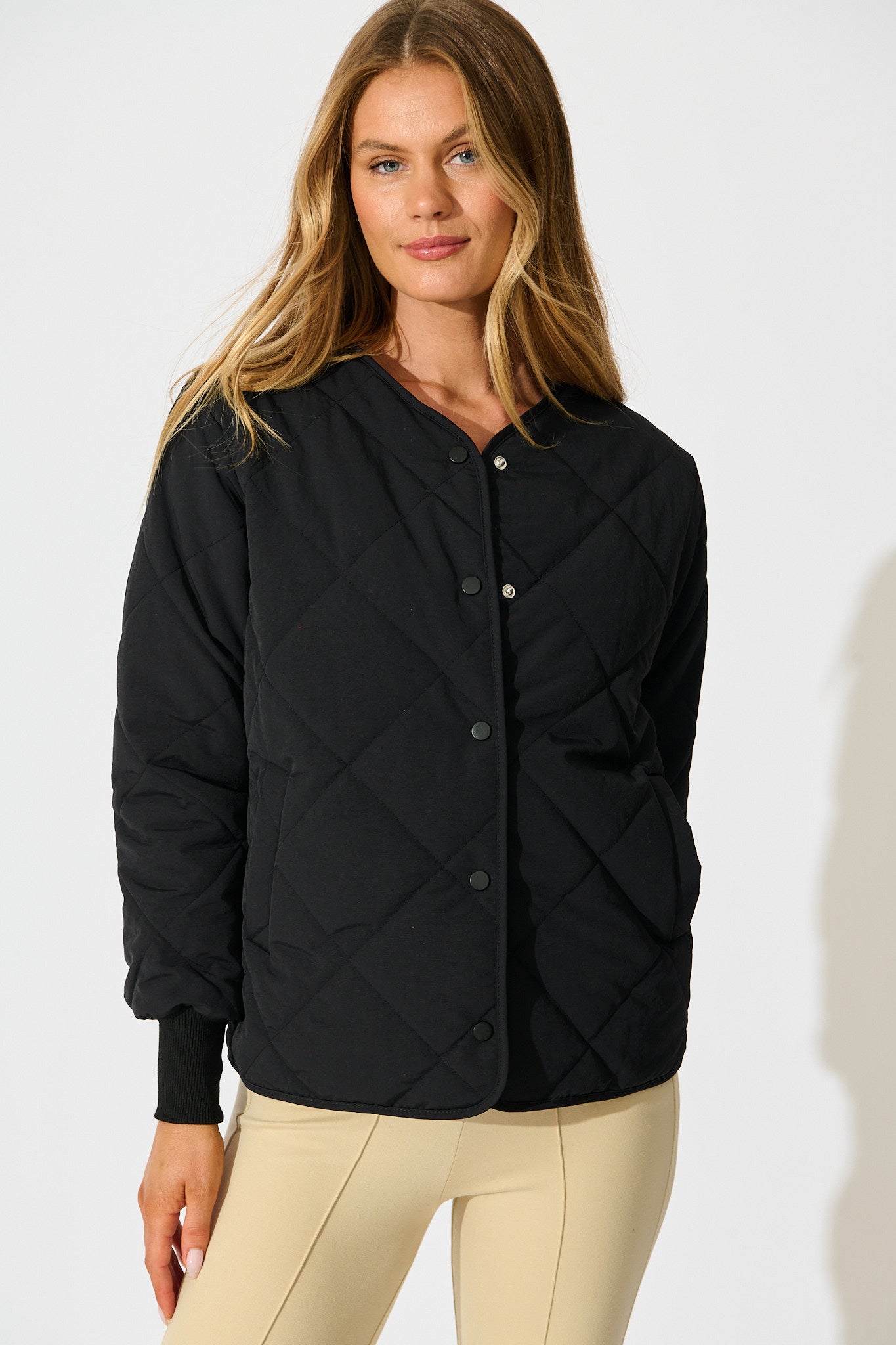 Most Wanted Quilted Jacket in Black