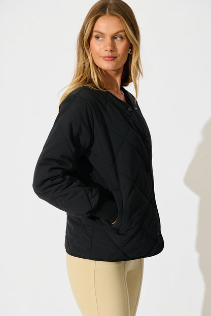 Most Wanted Quilted Jacket in Black