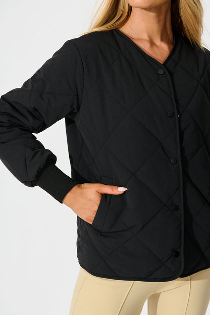 Most Wanted Quilted Jacket in Black