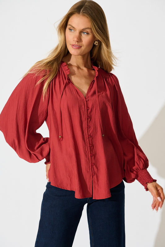 Devotion Top in Wine