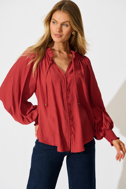 Devotion Top in Wine