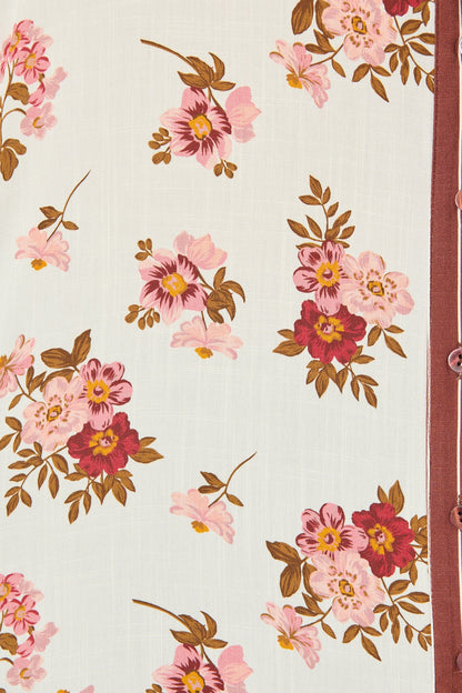 Wishing in Blooms Shirt in Pink and Blush Floral