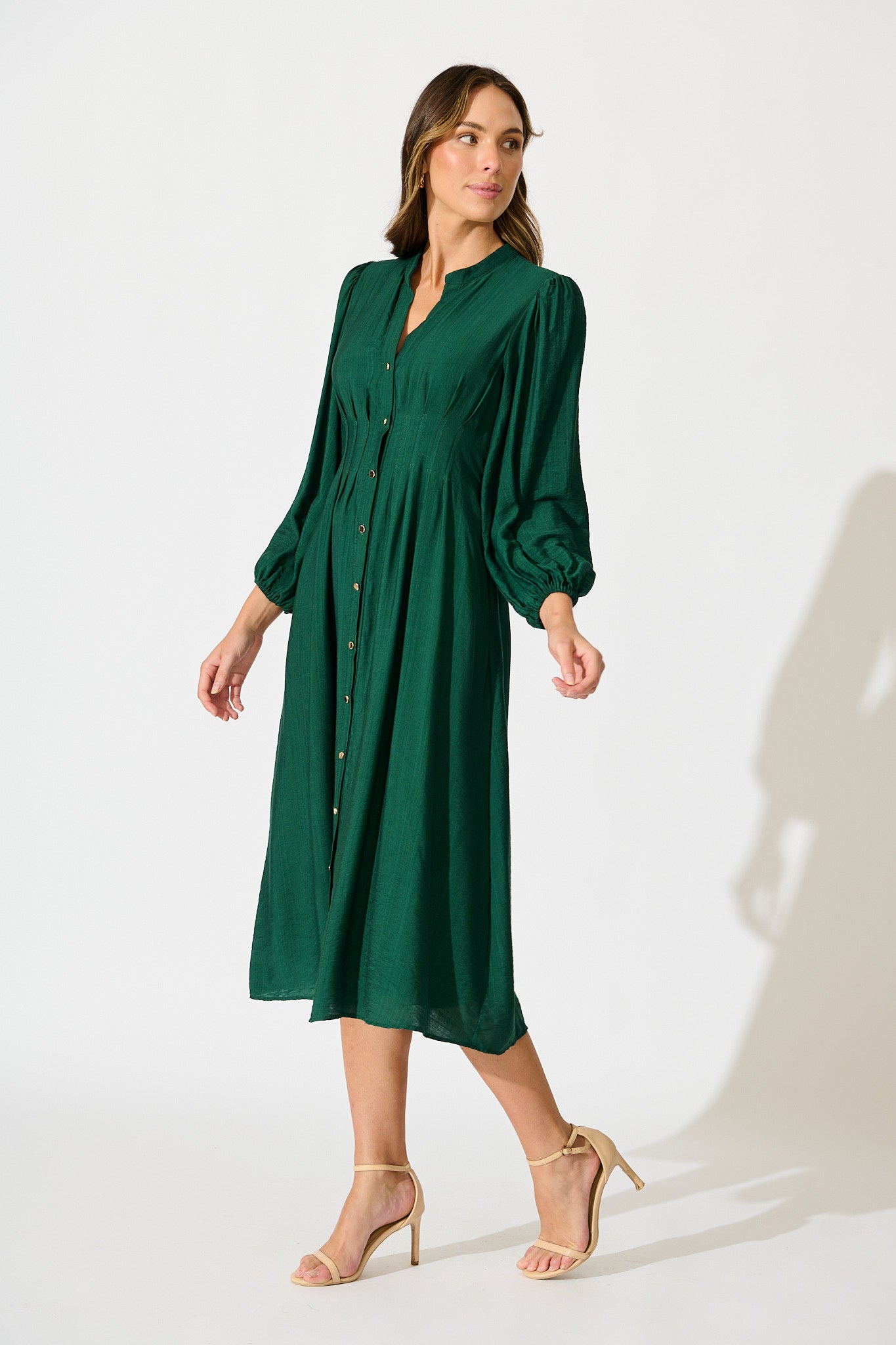 Casablanca Midi Dress in Green