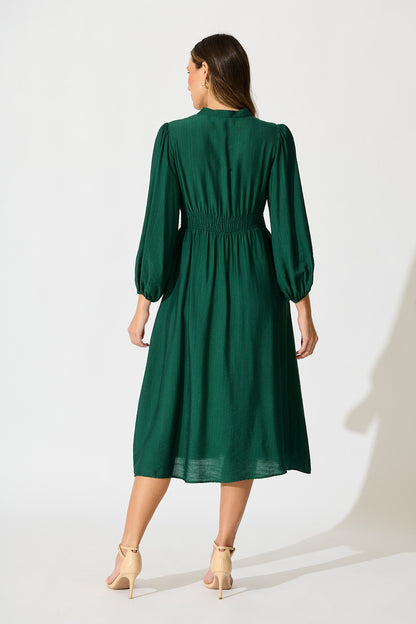 Casablanca Midi Dress in Green