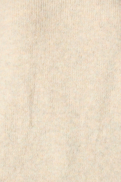 Maggie Knit in Beige Marle Wool Blend