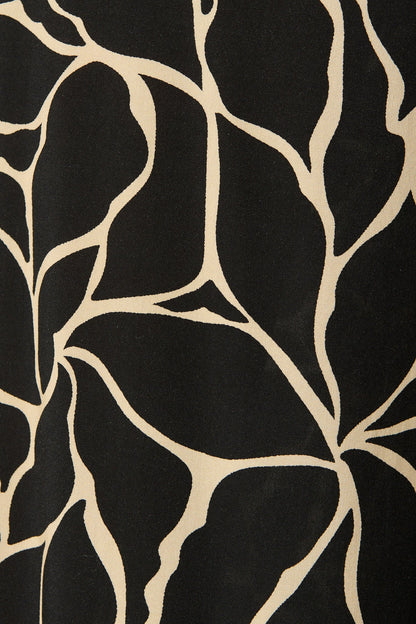 Lucia Pant In Black Geometric Print