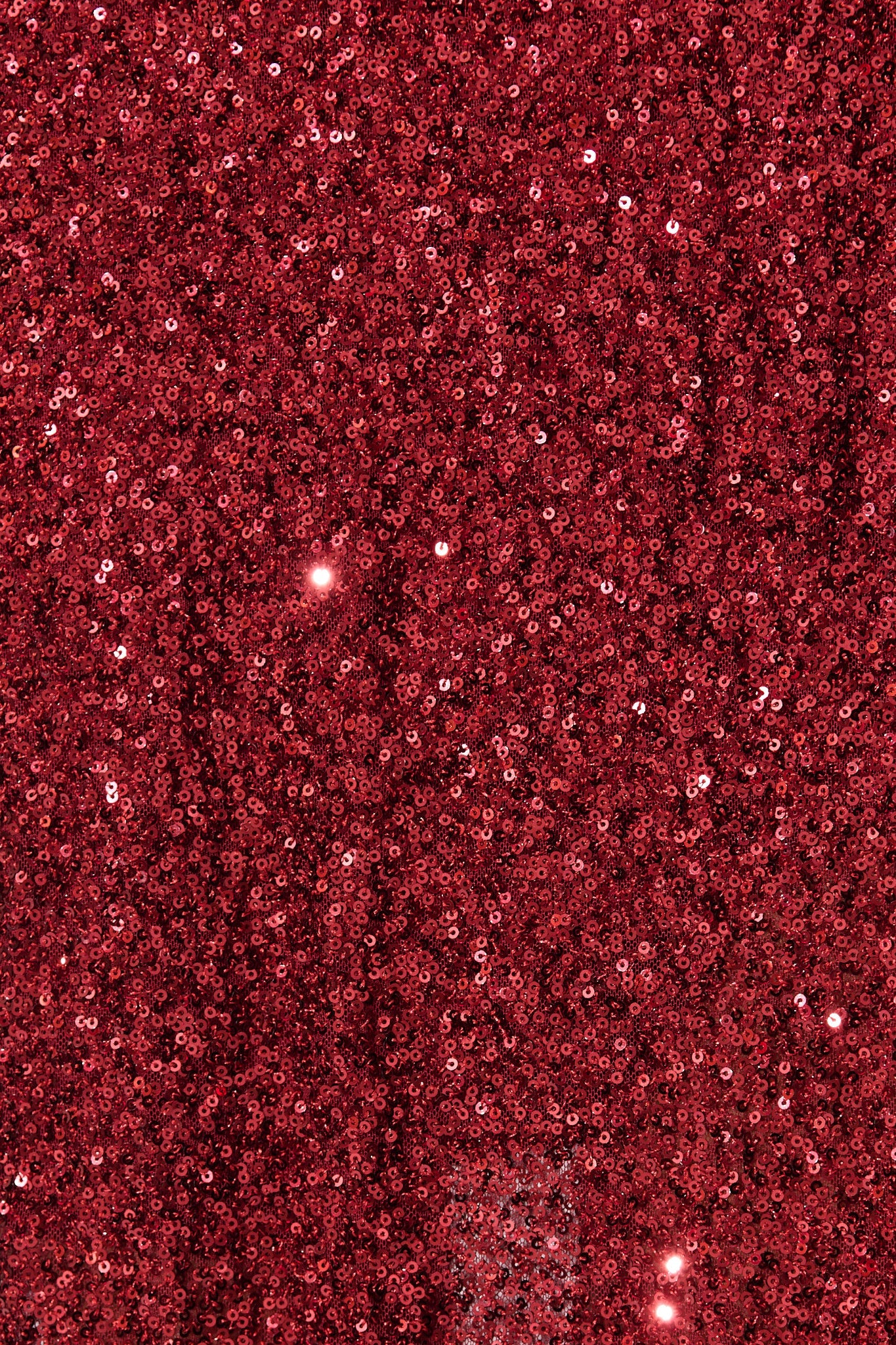 Amiri Off Shoulder Maxi Dress in Wine Sequin