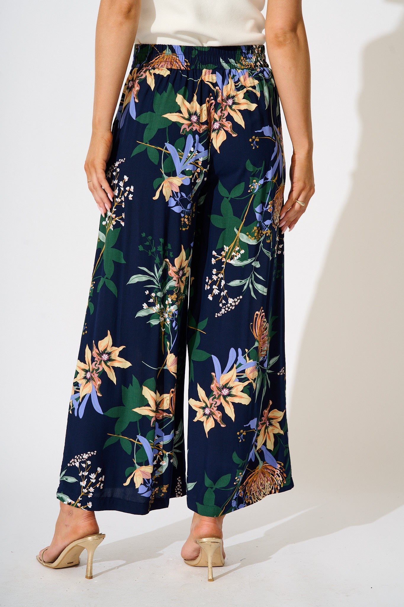 Ellery Pant in Navy Floral