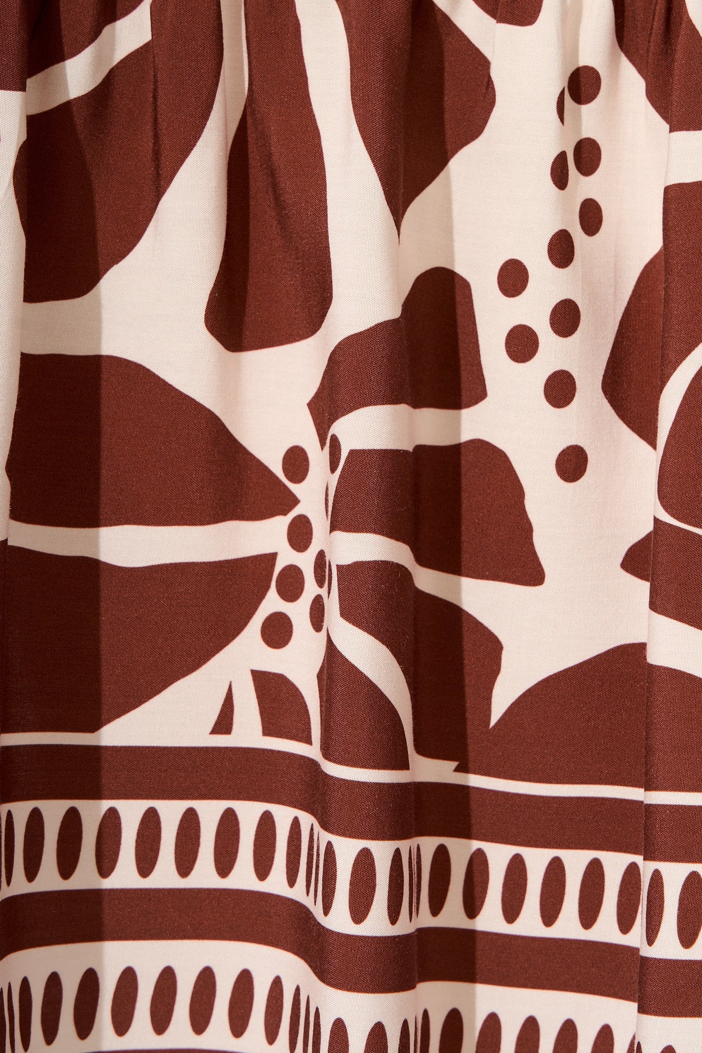 Felicity Shirt Dress in Wine and Cream Floral