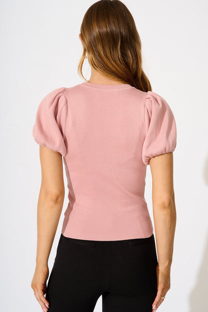 Perfect Harmony Knit Top in Pink