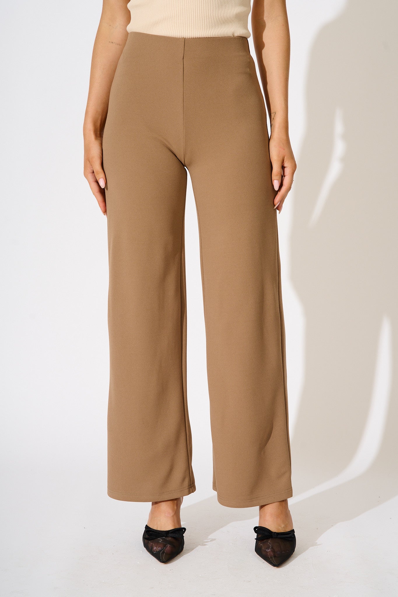 Power & Poise Pant in Beige