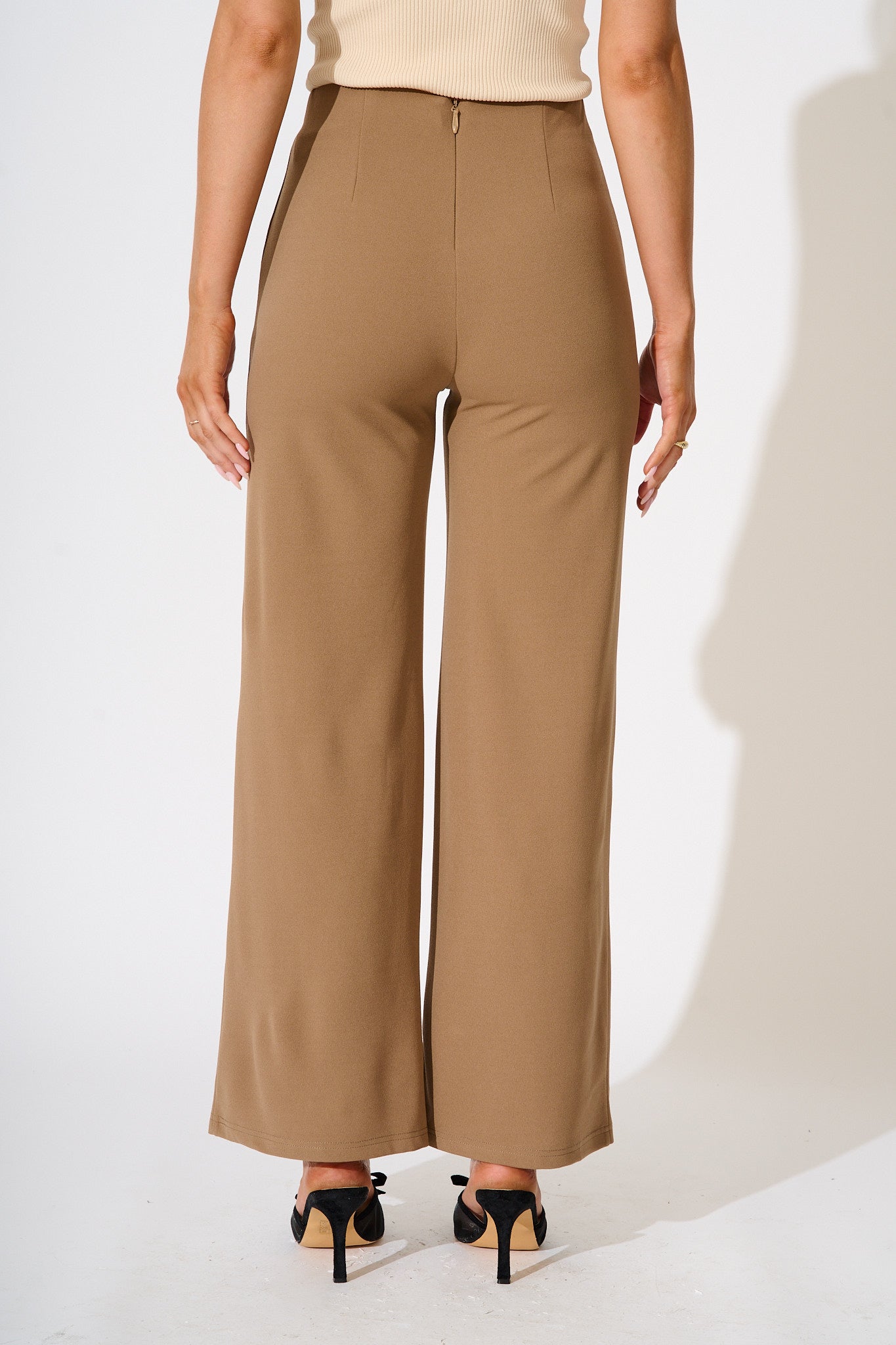 Power & Poise Pant in Beige