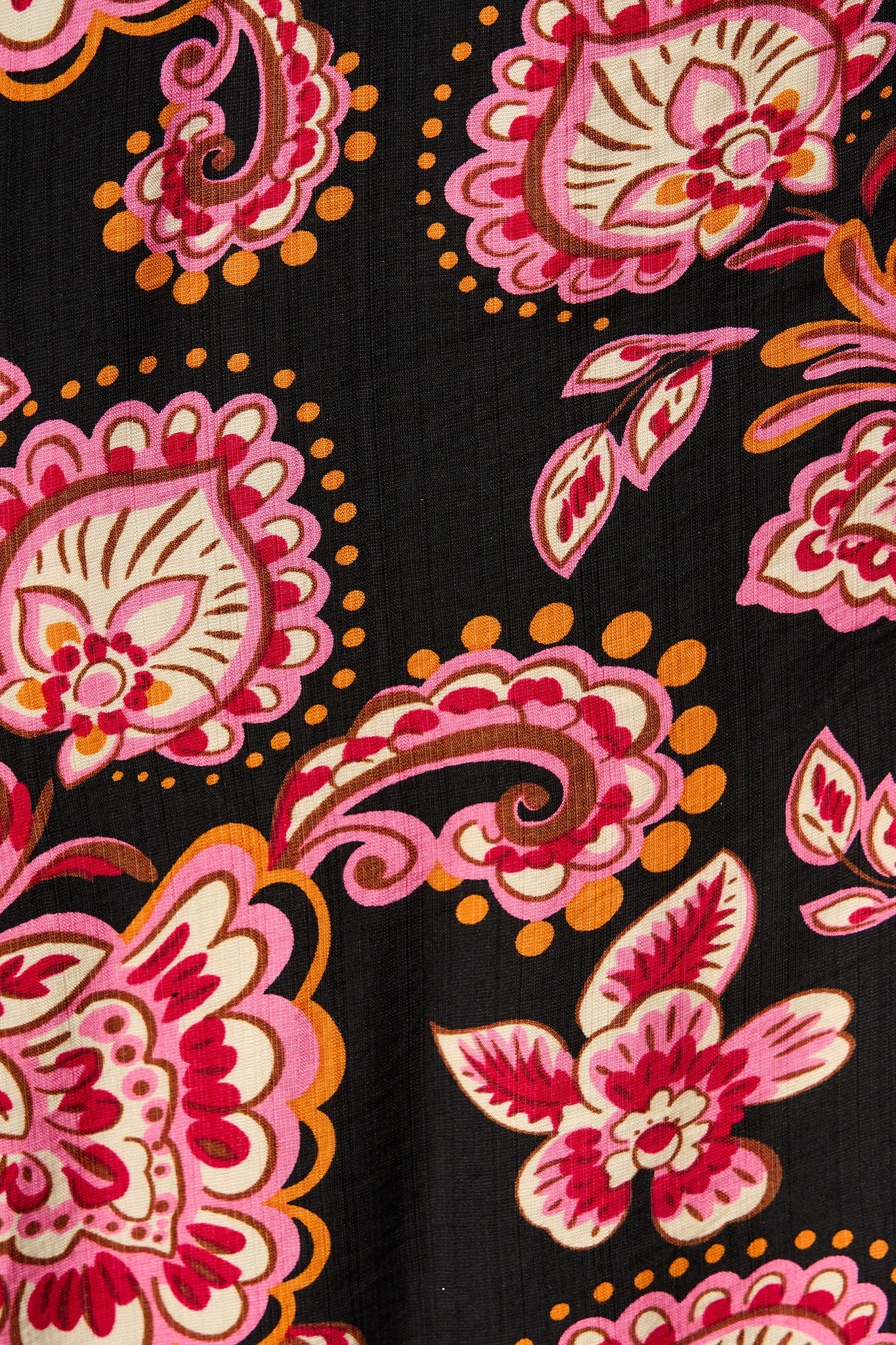 Lumina Midi Dress in Black and Red with Contrast Trim