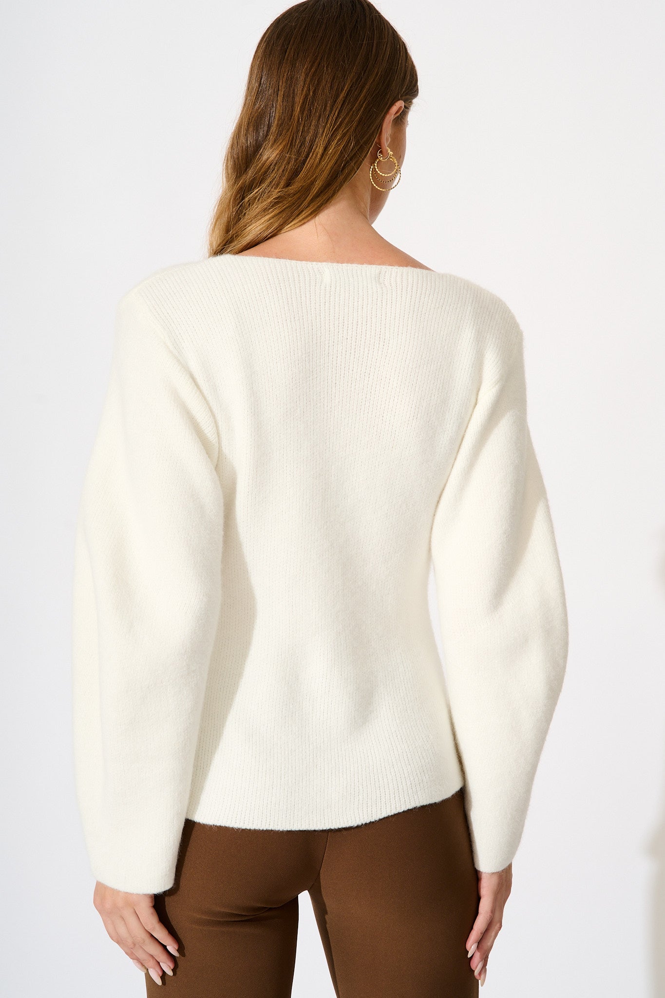 Rosie Knit Cardigan in White