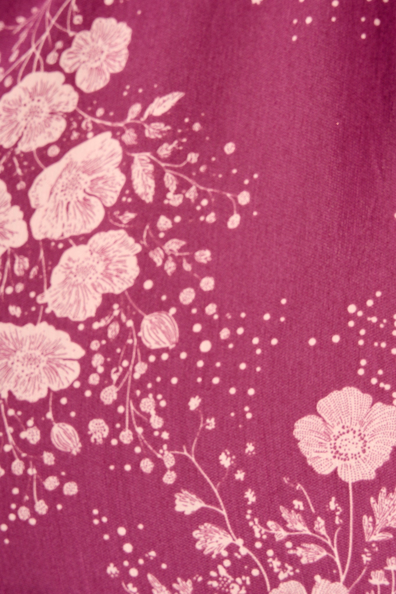 Fiorella Dress in Purple with Pink Floral