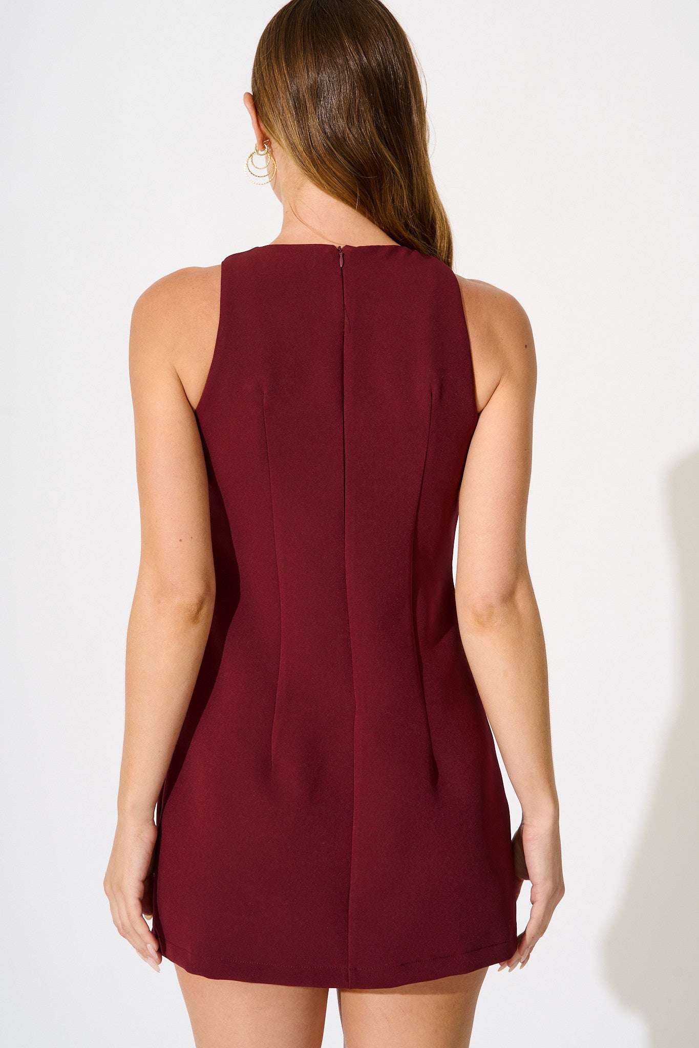 Fleur Amour Dress in Wine