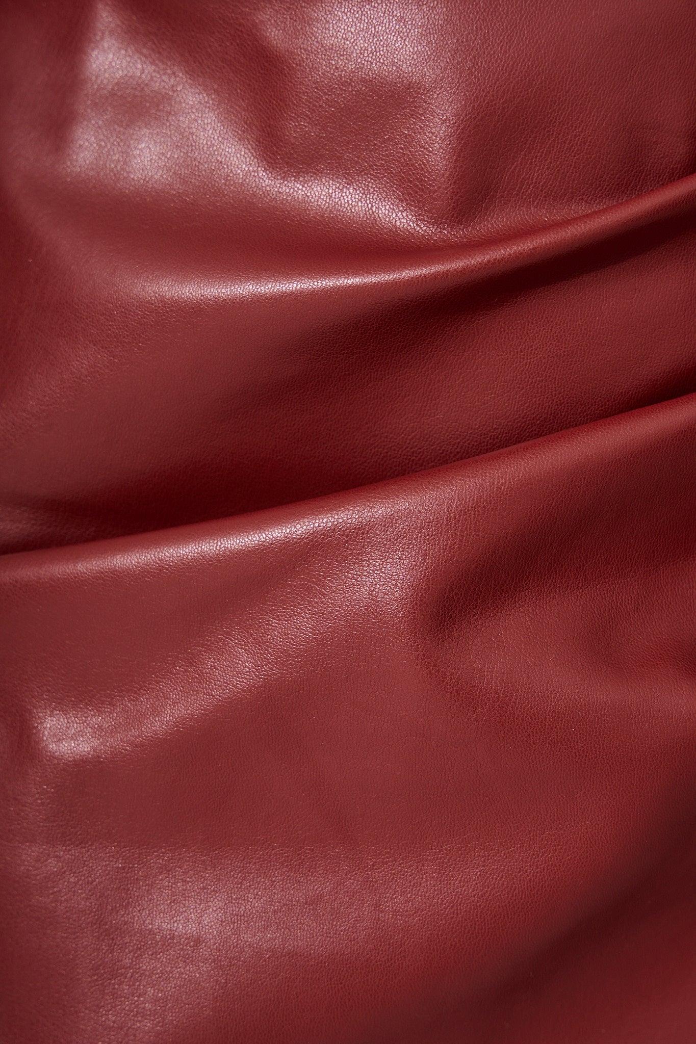Ascend Leatherette Skirt in Wine