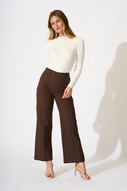 Ezra Jean in Chocolate Cotton Blend