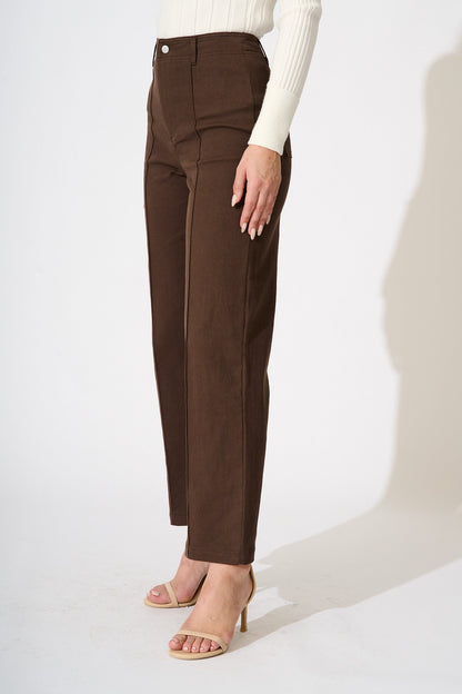 Ezra Jean in Chocolate Cotton Blend