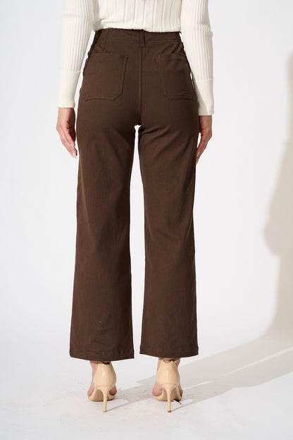 Ezra Jean in Chocolate Cotton Blend