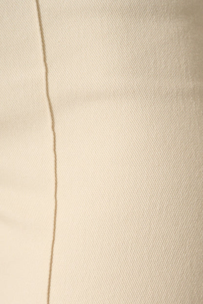 Ezra Jean in Cream Cotton Blend