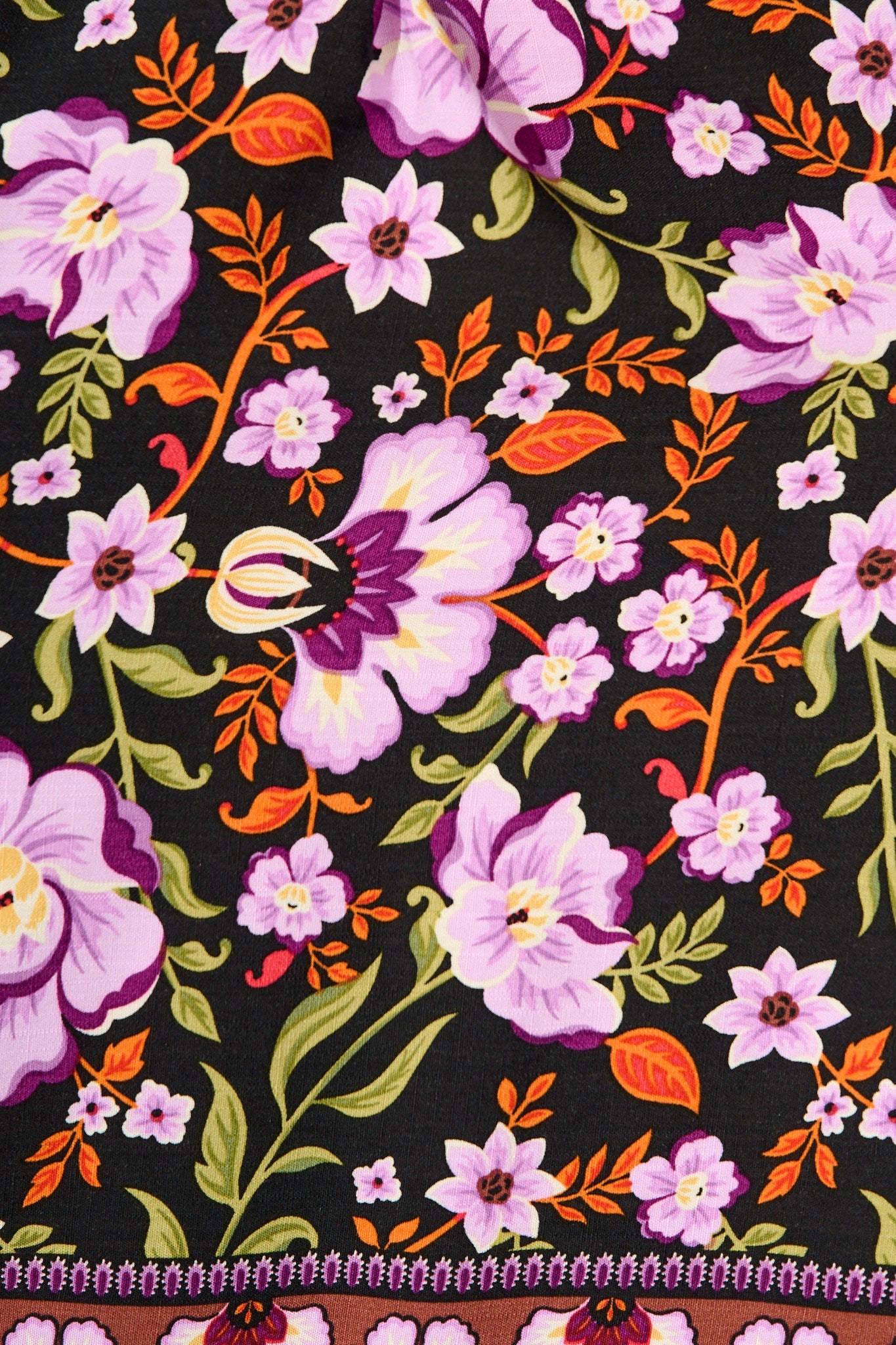 Avalon Dress in Black Multi Floral