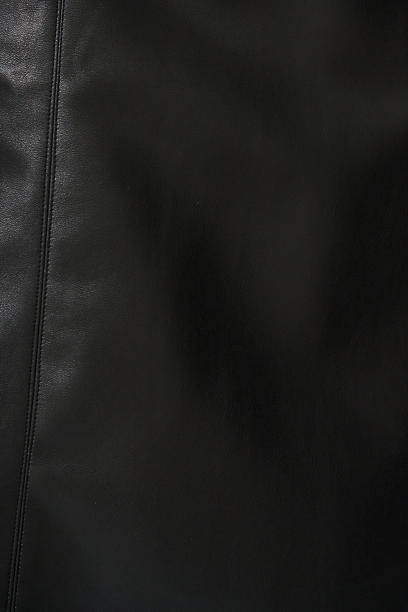 Embrace Midi Skirt in Black Leatherette