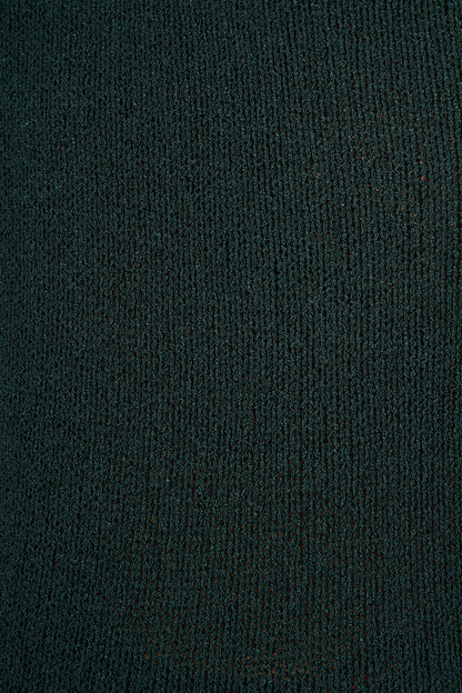 Elsie Knit Top in Emerald Cotton Blend