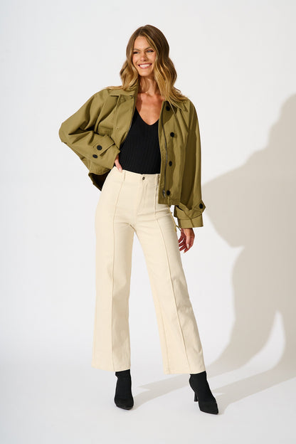 Olympia Jacket in Khaki